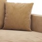 vidaXL Sofá de 2 plazas terciopelo marrón 120 cm vidaXL Sofá de 2 plazas terciopelo marrón 120 cm