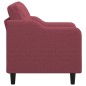 vidaXL Sillón de tela rojo tinto 60 cm vidaXL Sillón de tela rojo tinto 60 cm