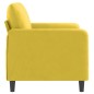 vidaXL Sofá de 2 plazas terciopelo amarillo 120 cm vidaXL Sofá de 2 plazas terciopelo amarillo 120 cm