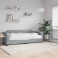 vidaXL Sofá cama con colchón tela gris claro 100x200 cm vidaXL Sofá cama con colchón tela gris claro 100x200 cm