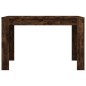 vidaXL Mesa de comedor madera de ingeniería roble ahumado 120x60x76 cm