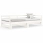 vidaXL Sofá cama nido madera maciza de pino blanco 80x200 cm vidaXL Sofá cama nido madera maciza de pino blanco 80x200 cm