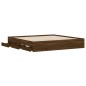 vidaXL Cama con cajones madera ingeniería marrón roble 180x200 cm vidaXL Cama con cajones madera ingeniería marrón roble 180x200 cm