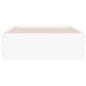 vidaXL Cama con cajones madera de ingeniería blanco 100x200 cm