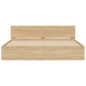 vidaXL Estructura de cama con cabecero roble Sonoma 160x200 cm vidaXL Estructura de cama con cabecero roble Sonoma 160x200 cm