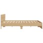 vidaXL Estructura de cama cabecero y luces LED roble Sonoma 200x200 cm vidaXL Estructura de cama cabecero y luces LED roble Sonoma 200x200 cm