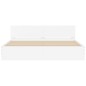 vidaXL Estructura de cama con cabecero y luces LED blanca 200x200 cm vidaXL Estructura de cama con cabecero y luces LED blanca 200x200 cm
