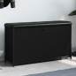 vidaXL Banco zapatero con cajón abatible negro 102x32x56 cm vidaXL Banco zapatero con cajón abatible negro 102x32x56 cm