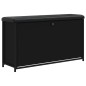 vidaXL Banco zapatero con cajón abatible negro 102x32x56 cm vidaXL Banco zapatero con cajón abatible negro 102x32x56 cm