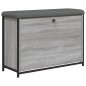 vidaXL Banco zapatero con cajón abatible gris Sonoma 82x32x56 cm vidaXL Banco zapatero con cajón abatible gris Sonoma 82x32x56 cm