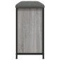 vidaXL Banco zapatero con cajón abatible gris Sonoma 82x32x56 cm vidaXL Banco zapatero con cajón abatible gris Sonoma 82x32x56 cm