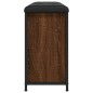 vidaXL Banco zapatero con cajón abatible roble marrón 102x32x56 cm vidaXL Banco zapatero con cajón abatible roble marrón 102x32x56 cm