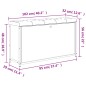 vidaXL Banco zapatero con cajón abatible roble marrón 102x32x56 cm vidaXL Banco zapatero con cajón abatible roble marrón 102x32x56 cm
