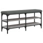 vidaXL Banco zapatero madera de ingeniería gris Sonoma 102x32x47 cm vidaXL Banco zapatero madera de ingeniería gris Sonoma 102x32x47 cm