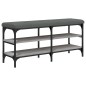vidaXL Banco zapatero madera de ingeniería gris Sonoma 102x32x47 cm vidaXL Banco zapatero madera de ingeniería gris Sonoma 102x32x47 cm