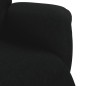 vidaXL Sillón reclinable con reposapiés terciopelo negro vidaXL Sillón reclinable con reposapiés terciopelo negro