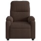 vidaXL Sillón reclinable de masaje eléctrico tela de microfibra marrón vidaXL Sillón reclinable de masaje eléctrico tela de microfibra marrón