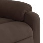 vidaXL Sillón reclinable de masaje eléctrico tela de microfibra marrón vidaXL Sillón reclinable de masaje eléctrico tela de microfibra marrón