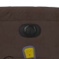 vidaXL Sillón reclinable de masaje eléctrico tela de microfibra marrón vidaXL Sillón reclinable de masaje eléctrico tela de microfibra marrón