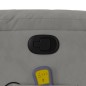 vidaXL Sillón reclinable de masaje elevable tela microfibra gris claro vidaXL Sillón reclinable de masaje elevable tela microfibra gris claro