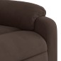 vidaXL Sillón reclinable de masaje elevable tela de microfibra marrón vidaXL Sillón reclinable de masaje elevable tela de microfibra marrón