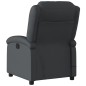 vidaXL Sillón reclinable de masaje cuero auténtico negro vidaXL Sillón reclinable de masaje cuero auténtico negro