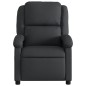 vidaXL Sillón reclinable de masaje cuero auténtico negro vidaXL Sillón reclinable de masaje cuero auténtico negro
