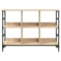 vidaXL Aparador de madera de ingeniería roble Sonoma 102x32x73,5 cm vidaXL Aparador de madera de ingeniería roble Sonoma 102x32x73,5 cm