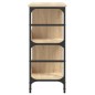 vidaXL Aparador de madera de ingeniería roble Sonoma 102x32x73,5 cm vidaXL Aparador de madera de ingeniería roble Sonoma 102x32x73,5 cm