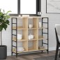 vidaXL Aparador de madera de ingeniería roble Sonoma 102x32x103,5 cm
