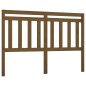 vidaXL Cabecero de cama madera maciza de pino marrón miel 156x4x100 cm vidaXL Cabecero de cama madera maciza de pino marrón miel 156x4x100 cm