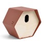 Capi Casita para pájaros Hive 2 agujero ovalado marrón 19x23x20 cm Capi Casita para pájaros Hive 2 agujero ovalado marrón 19x23x20 cm