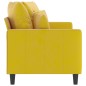 vidaXL Sofá de 2 plazas terciopelo amarillo 140 cm vidaXL Sofá de 2 plazas terciopelo amarillo 140 cm