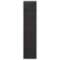 vidaXL Alfombra de sisal natural negro 80x350 cm