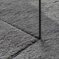 vidaXL Alfombra de pelo corto suave lavable HUARTE antracita 100x200cm vidaXL Alfombra de pelo corto suave lavable HUARTE antracita 100x200cm