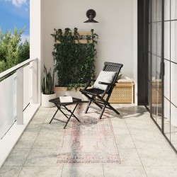 vidaXL Alfombra de interior/exterior diseño vintage ARBIZU 80x250 cm