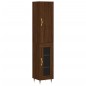 vidaXL Aparador alto madera contrachapada roble marrón 34,5x34x180 cm vidaXL Aparador alto madera contrachapada roble marrón 34,5x34x180 cm