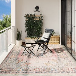 vidaXL Alfombra de interior/exterior diseño vintage ARBIZU 240x340 cm