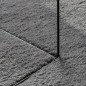 vidaXL Alfombra de pelo corto suave lavable HUARTE antracita Ø 120 cm