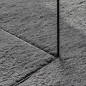 vidaXL Alfombra de pelo corto suave lavable HUARTE antracita Ø 200 cm vidaXL Alfombra de pelo corto suave lavable HUARTE antracita Ø 200 cm