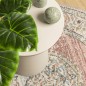 vidaXL Alfombra de interior/exterior diseño vintage ARBIZU Ø 200 cm