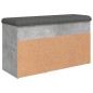 vidaXL Banco zapatero madera de ingeniería gris hormigón 82x32x45,5 cm vidaXL Banco zapatero madera de ingeniería gris hormigón 82x32x45,5 cm