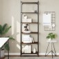 vidaXL Librería 6 estantes madera ingeniería roble marrón 60x30x188 cm vidaXL Librería 6 estantes madera ingeniería roble marrón 60x30x188 cm