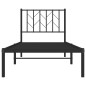 vidaXL Estructura de cama con cabecero metal negro 80x200 cm vidaXL Estructura de cama con cabecero metal negro 80x200 cm