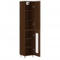 vidaXL Aparador alto madera contrachapada roble marrón 34,5x34x180 cm vidaXL Aparador alto madera contrachapada roble marrón 34,5x34x180 cm