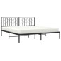 vidaXL Estructura de cama con cabecero metal negro 183x213 cm vidaXL Estructura de cama con cabecero metal negro 183x213 cm