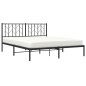 vidaXL Estructura de cama con cabecero metal negro 160x200 cm vidaXL Estructura de cama con cabecero metal negro 160x200 cm