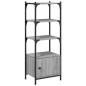 vidaXL Librería 3 estantes madera ingeniería gris Sonoma 41x30x109,5cm vidaXL Librería 3 estantes madera ingeniería gris Sonoma 41x30x109,5cm