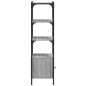 vidaXL Librería 3 estantes madera ingeniería gris Sonoma 41x30x109,5cm vidaXL Librería 3 estantes madera ingeniería gris Sonoma 41x30x109,5cm