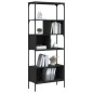 vidaXL Librería 5 estantes madera de ingeniería negro 76x33x188,5 cm vidaXL Librería 5 estantes madera de ingeniería negro 76x33x188,5 cm